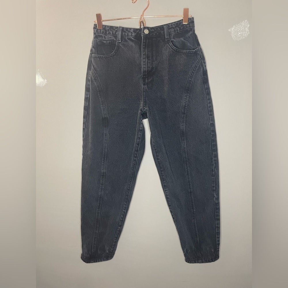 Missguided Black Mom High waisted Jeans Size 6